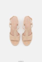 femmes sandales en cuir beige 006BT1335 Anna Field - Image 6