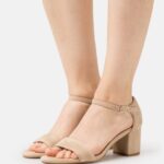 femmes sandales en cuir beige 006BT1355 Anna Field