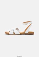 femmes sandales en cuir blanc 006BT1293 Anna Field - Image 2