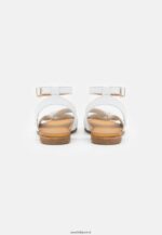 femmes sandales en cuir blanc 006BT1293 Anna Field - Image 4