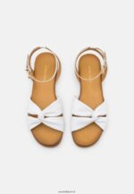 femmes sandales en cuir blanc 006BT1293 Anna Field - Image 6
