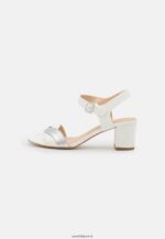 femmes sandales en cuir blanc 006BT1367 Anna Field - Image 2