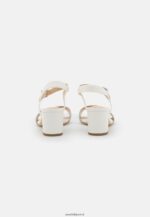 femmes sandales en cuir blanc 006BT1367 Anna Field - Image 4