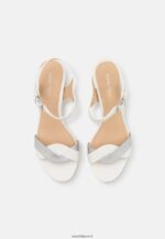 femmes sandales en cuir blanc 006BT1367 Anna Field - Image 6