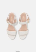 femmes sandales en cuir blanc 006BT1383 Anna Field - Image 6