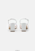 femmes sandales en cuir blanc 006BT1405 Anna Field - Image 4