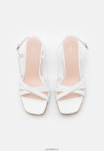 femmes sandales en cuir blanc 006BT1405 Anna Field - Image 6