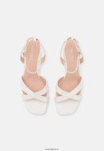 femmes sandales en cuir blanc cassé 006BT1323 Anna Field - Image 6