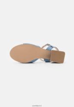 femmes sandales en cuir bleu clair 006BT1382 Anna Field - Image 5