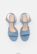 femmes sandales en cuir bleu clair 006BT1382 Anna Field - Image 6