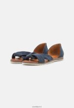 femmes sandales en cuir bleu foncé 006BT1340 Anna Field - Image 3