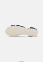 femmes sandales en cuir bleu foncé 006BT1340 Anna Field - Image 5