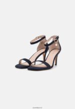 femmes sandales en cuir bleu foncé 006BT1395 Anna Field - Image 3