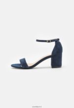 femmes sandales en cuir bleu foncé 006BT1415 Anna Field - Image 2