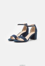 femmes sandales en cuir bleu foncé 006BT1415 Anna Field - Image 3