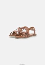 femmes sandales en cuir cognac 006BT1284 Anna Field - Image 3