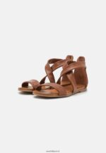 femmes sandales en cuir cognac 006BT1316 Anna Field - Image 3