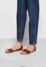 femmes sandales en cuir cognac 006BT1389 Anna Field - Image 4
