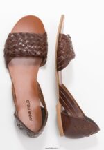 femmes sandales en cuir cognac 006BT1389 Anna Field - Image 8