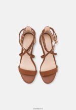 femmes sandales en cuir cognac 006BT1425 Anna Field - Image 6