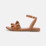 femmes sandales en cuir cognac 006BT1440 Anna Field