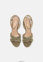 femmes sandales en cuir kaki 006BT1330 Anna Field - Image 6