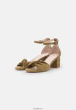 femmes sandales en cuir kaki 006BT1332 Anna Field - Image 3