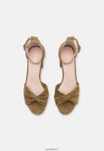 femmes sandales en cuir kaki 006BT1332 Anna Field - Image 6