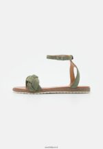 femmes sandales en cuir kaki 006BT1387 Anna Field - Image 2