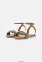 femmes sandales en cuir kaki 006BT1387 Anna Field - Image 3