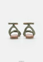 femmes sandales en cuir kaki 006BT1387 Anna Field - Image 4