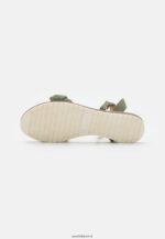 femmes sandales en cuir kaki 006BT1387 Anna Field - Image 5