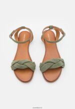 femmes sandales en cuir kaki 006BT1387 Anna Field - Image 6