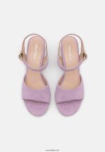 femmes sandales en cuir lilas 006BT1329 Anna Field - Image 6