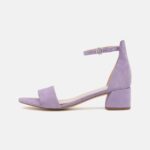 femmes sandales en cuir lilas 006BT1421 Anna Field