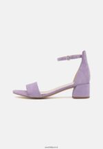 femmes sandales en cuir lilas 006BT1421 Anna Field