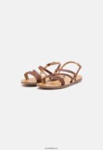 femmes sandales en cuir marron 006BT1401 Anna Field - Image 3