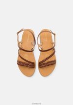 femmes sandales en cuir marron 006BT1401 Anna Field - Image 6