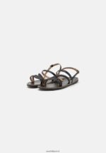 femmes sandales en cuir noir 006BT1379 Anna Field - Image 3