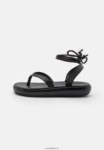 femmes sandales en cuir noir 006BT1386 Anna Field - Image 2