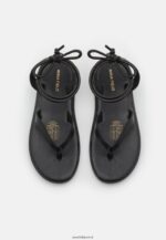 femmes sandales en cuir noir 006BT1386 Anna Field - Image 6