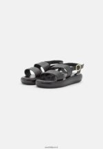 femmes sandales en cuir noir 006BT1407 Anna Field - Image 3