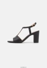 femmes sandales en cuir noir 006BT1417 Anna Field - Image 2