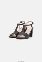 femmes sandales en cuir noir 006BT1417 Anna Field - Image 3