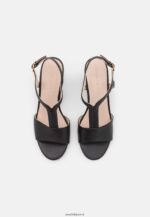 femmes sandales en cuir noir 006BT1417 Anna Field - Image 6
