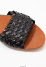 femmes sandales en cuir noir 006BT1420 Anna Field - Image 3