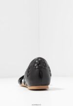 femmes sandales en cuir noir 006BT1420 Anna Field - Image 6