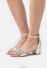 femmes sandales en cuir or 006BT1301 Anna Field