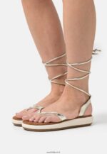 femmes sandales en cuir or 006BT1390 Anna Field