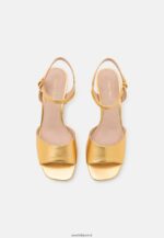 femmes sandales en cuir or 006BT1423 Anna Field - Image 6